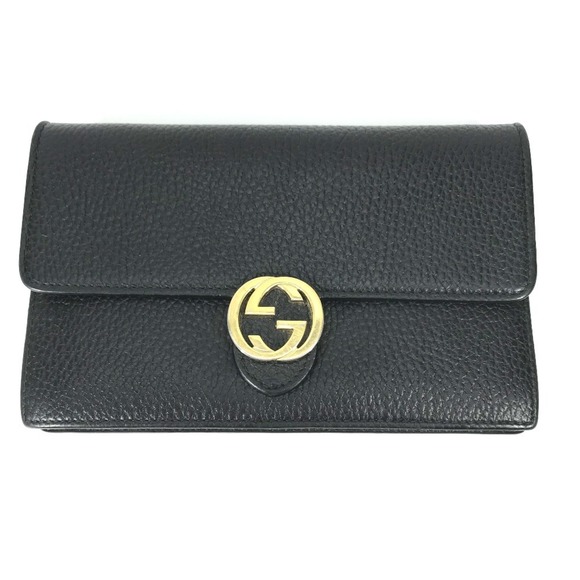 GUCCI Black Leather Wallet - Picture 1 of 16